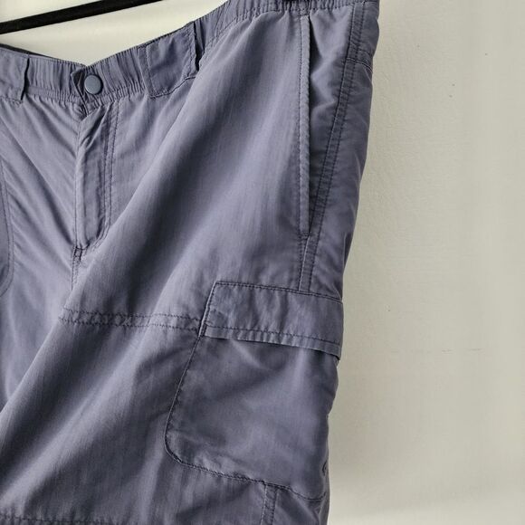 Columbia blue cargo pockets hiking athletic shorts‎ womens size M - Picture 2 of 7
